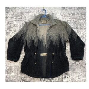 Vtg County Clothing Co. Jacket Pine Forrest Sherpa Jacket  Mountain Whimsigoth